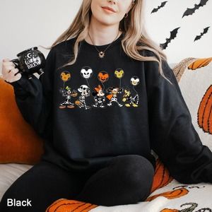 Disney Friends Halloween Sweatshirt Unisex Sweatshirt